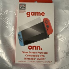 Onn Glass Screen Protector Compatible with Nintendo Switch