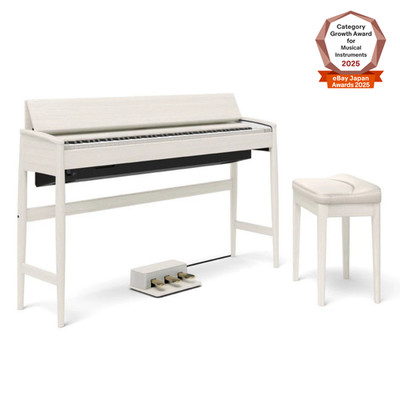 Roland Karimoku KIYOLA KF-10-KS Digitalpiano Sheer White Made in Japan