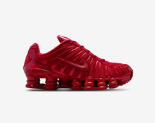 Nike Shox TL Triple Red IB1087-600 US donna taglia 6-10 casual nuove da corsa NUOVE