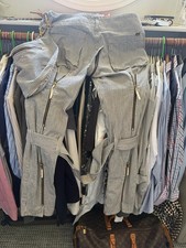 Vivienne Westwood X Lee Man Anglomania Bondage Jean Bag Striped Pants Mens 31 32