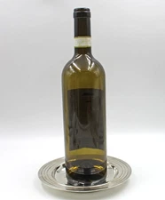 Christofle France Normandie Albi Art Deco Silverplate Wine Coaster Bottle Stand