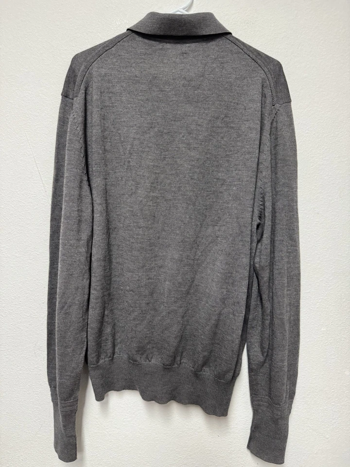 Suéter Polo Tom Ford Cachemir, Seda, Lana, Gris Talla 54 Foto 4 de 4