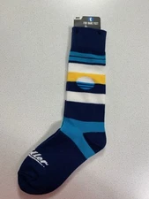 Miller Beer Novelty Socks. For Bare Feet. Sunset Island Life. Unisex Medium. NWT
