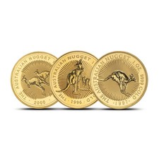 1 oz Australian Gold Nugget Coin (Random Year) 4589.62 per troy oz