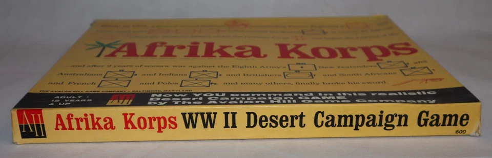 AFRIKA KORPS *UNPUNCHED* AVALON HILL 1964 VTG WWII DESERT CAMPAIGN EXTRA PIECES! - Image 4 of 4