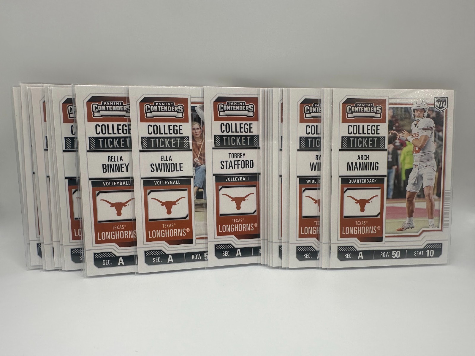 2025 Panini NIL Texas Longhorns Set - College Contenders Base (PICK YOUR CARD!)