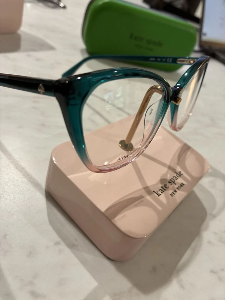 Anteojos y monturas para mujer Kate Spade New York. ZAHRA Verde 0ED Foto 4 de 4