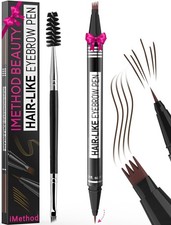 Eyebrow Pen - Eyebrow Pencil Magical 2-in-1 Eye Brow Pencils for Women with 4...