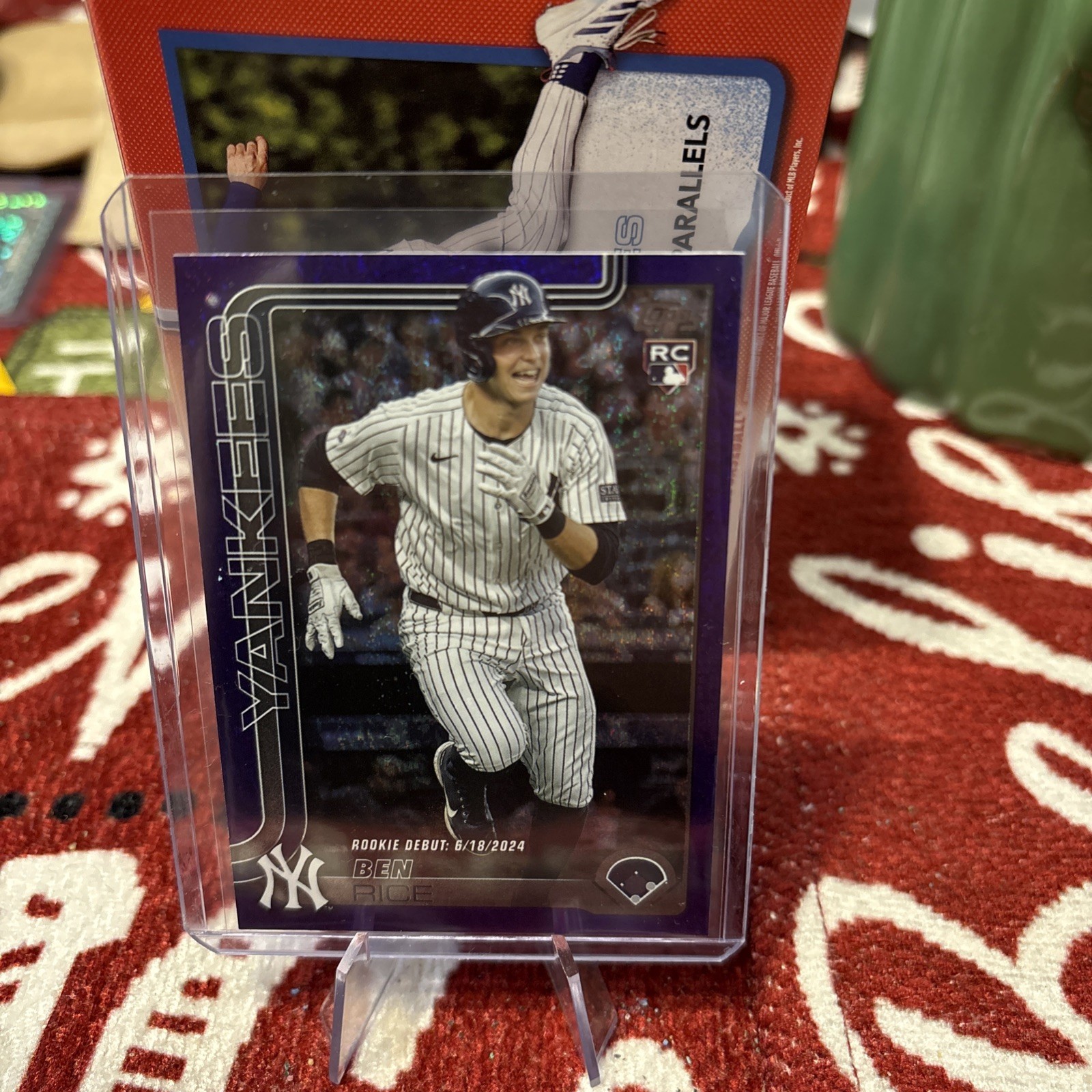 Ben Rice 2025 Topps Update #US25 Purple Holo Foil #/250