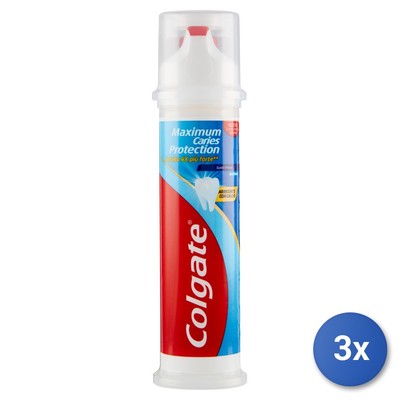 3x Colgate Zahnpasta 100 Ml. Spender
