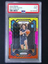 2023-24 Panini Prizm Anthony Black #170 RC Rookie Multi Wave /88 PSA 9