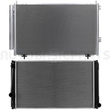 Aluminum Radiator & AC Condenser Cooling Kit For 2013-2017 2018 Toyota RAV4