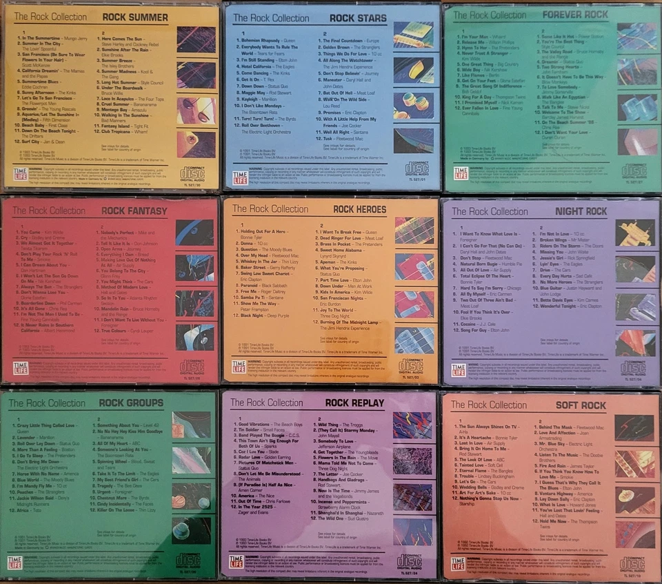 The Rock Collection Sammlung 18 x 2 CDs: Time life music - Bild 3 von 4