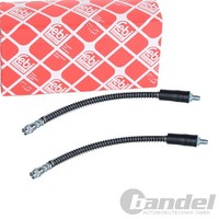 2X febi bilstein BremsschlÄUche Vorne Beidseitig Passend FÜR Renault Clio