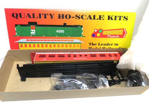 50 Fuss Overland Bus CB & Q Railroad, Bausatz, USA, Roundhouse H0, 5233, OVP, HH | Condition: Neu