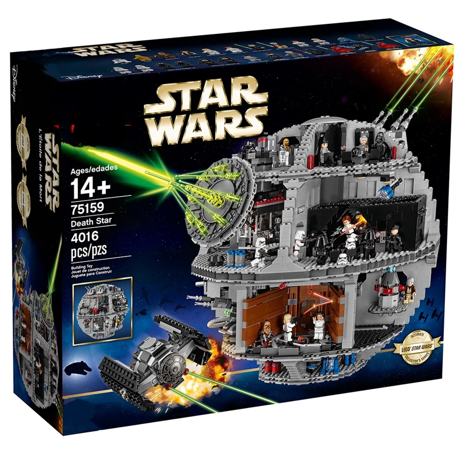 New REPUBLIC DEATH STAR Model - Similar to LEGO DISNEY Star Wars 75159