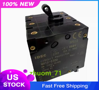 1PC New IDEC circuit protector NH1S-3100-15AA