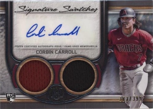 CORBIN CARROLL RC AUTO /44 #69-A 2023 Topps x J-Rod The Show Out 