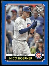 Nico Hoerner 2020 Topps Big League Blue RC #139 Chicago Cubs