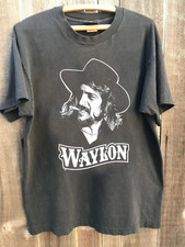 Waylon Jennings 1984 Concert Tour Best Unisex T-Shirt Charcoal tee S-5XL