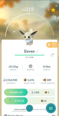 Pokémon GO  SHINY  EEVEE |   GOOD Friends ULTRA Friends  