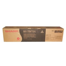 Sharp MX-70NTBA Black Toner Cartridge 42k Genuine OEM Original