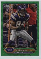 2023 Composite Topps Chrome Green Wave Refractor 12/99 Randy Moss #13 HOF 6fs