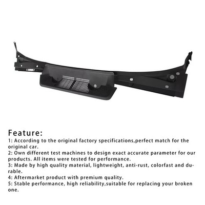 Windshield Wiper Vent Cowl Grille Panel Für BMW E36 Convertible Coupe R2