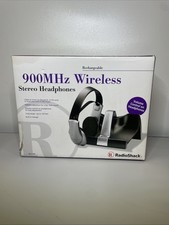 VTG Radio Shack 900MHZ Wireless Stereo Rechargeable Headphones 33-1196 NOB NEW