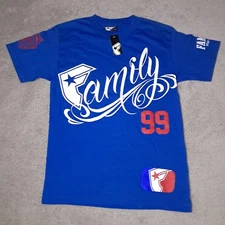 Vtg Y2K Famous Stars & Straps T-shirt Mens Small Travis Barker Family Logo 99