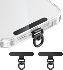 Phone Tether Tab  Lanyard Tab, 360  Swivel Clip - Ultra Thin Stainless Steel Un