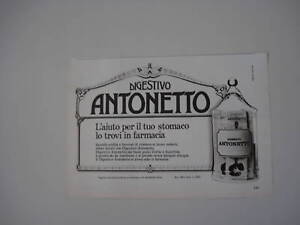 Advertising Pubblicita 1980 Digestivo Antonetto Ebay