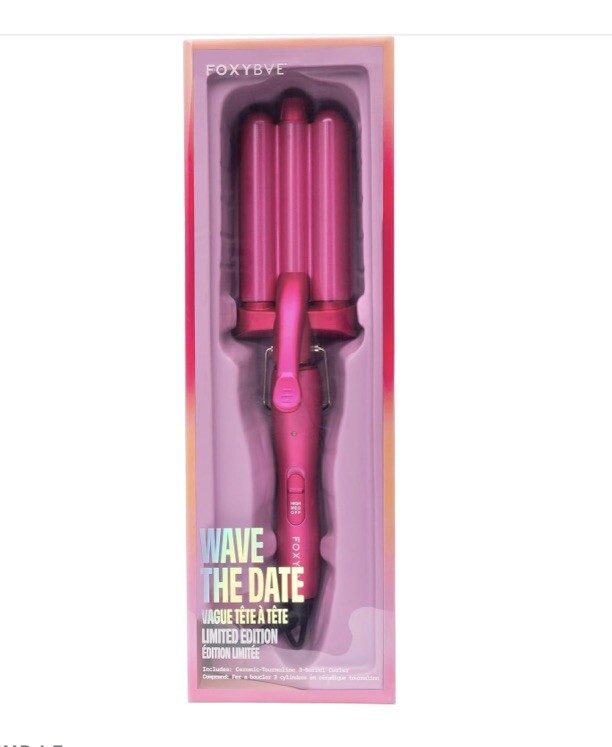 FoxyBae 3 Barrel Waver Foxybae Rose Gold Wavy Baby Triple Waver | Urban Outfitters main image 3