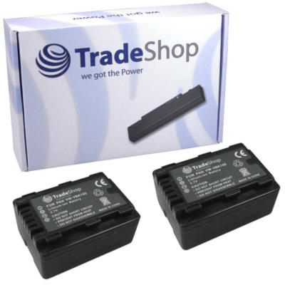 2x AKKU für Panasonic SDR-H86 SDR-H95K SDR-HS85P SDR-HS85PC SDR-S50A mit Infochi
