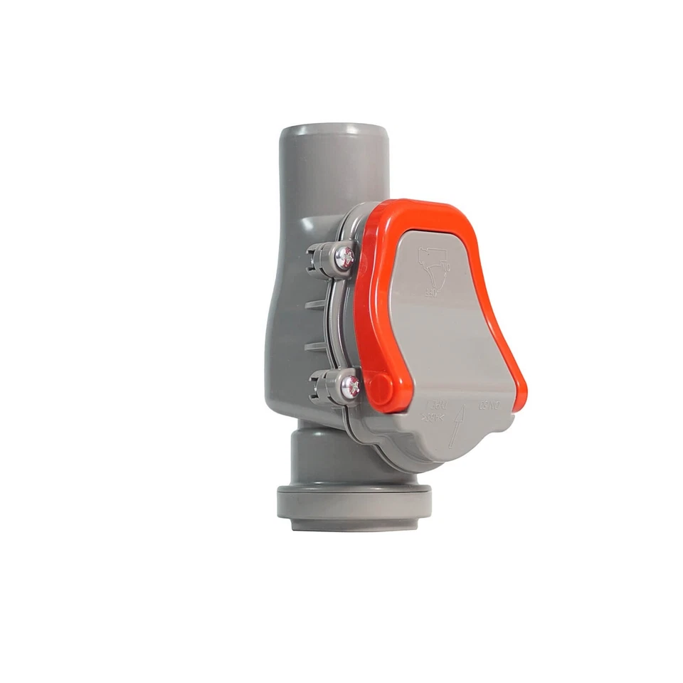 Rückstauklappe Ø DN50 Rückstauverschluss Rattenschutz Verriegelung waagerecht - Bild 4 von 4