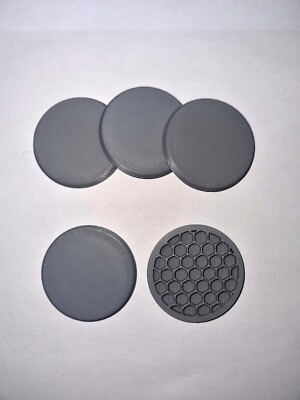 Gamescape3D - Base Round Blank 40mm - 5 Stück