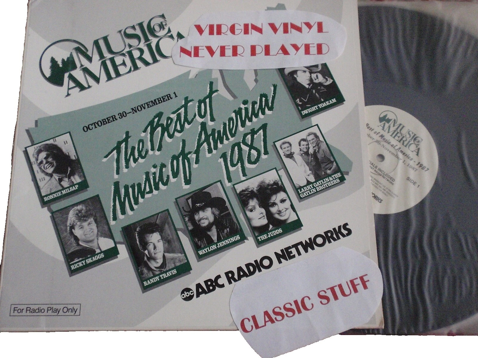 America Near Mint (NM or M -) Sleeve Vinyl Records