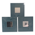 Ikea Malma 602.328.32 Teal Blue Framed Wall Mirror 10" x 10" Lot of 3 New Sealed