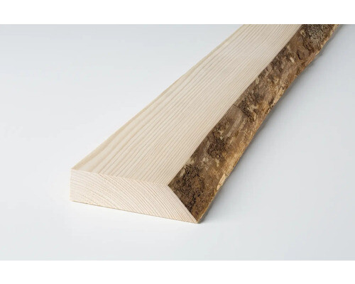 Massivholzbrett Schwarzwald Tanne einseitig unbesäumt 1220 x 140 x 40 mm - Bild 1 von 2