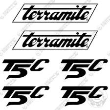 Fits Terramite T5C Decal Kit Street Sweeper Equipment Decals - 3M VINYL!