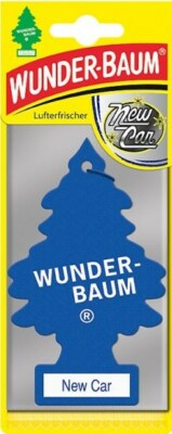 3 x Original WUNDERBAUM   new car air freshener fragrance tree air freshener