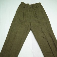 Liz Claiborne Womens Brown Wool Blend Pants Size 10