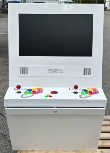 NEW Polycade Lux Model On-Wall Home Retro Arcade 1970s-2000s White Game ...