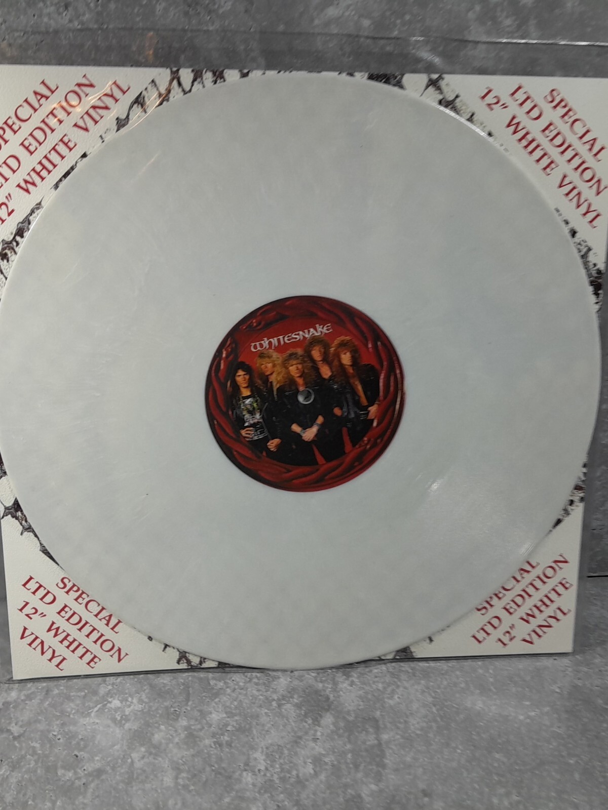 Whitesnake The Deeper The Love 12 Inch Vinyl Limited Edition White Vinyl Mint 