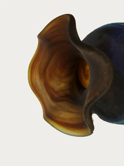 Nuevo vidrio artístico soplado grande mezclado colores VAS Tierra Santa hecho a mano regalo fenicio Foto 4 de 4