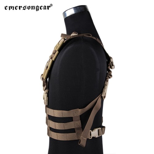 Emersongear MOLLE Low Profile Chest Rig ROC For Plate Carrier Tactical Vest - Picture 8 of 23