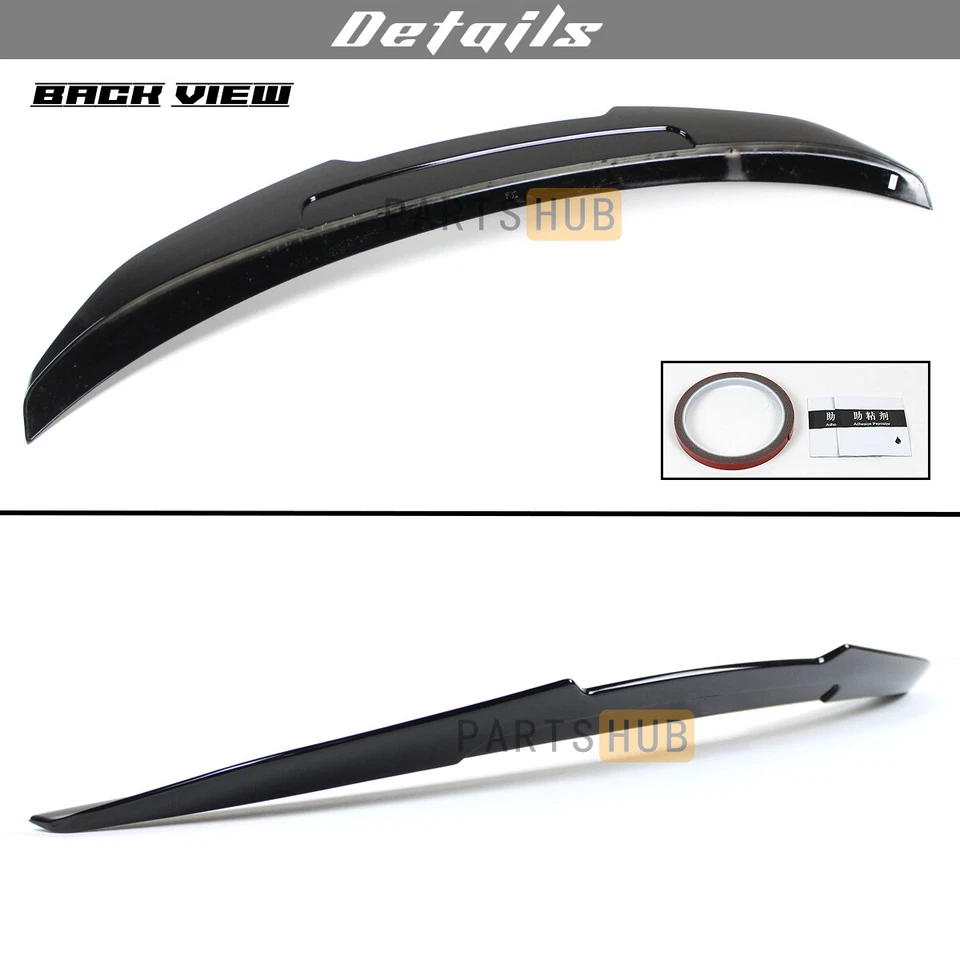 Spoiler porta-malas preto brilhante estilo PSM para 14-20 BMW F36 420i 430i 440i Gran Coupe - Imagem 2 de 4