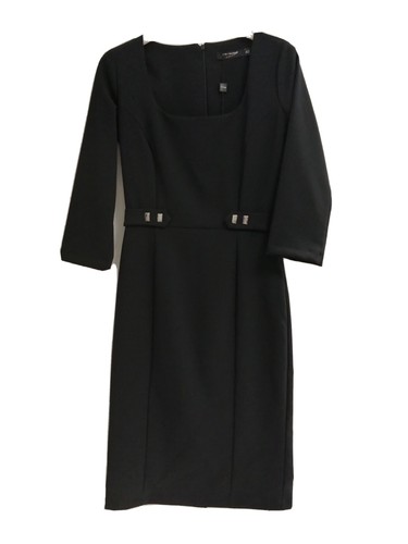 ABITO DONNA TUBINO LONGUETTE CON ALETTE ARTIGLI TAGLIA 40 NERO | eBay