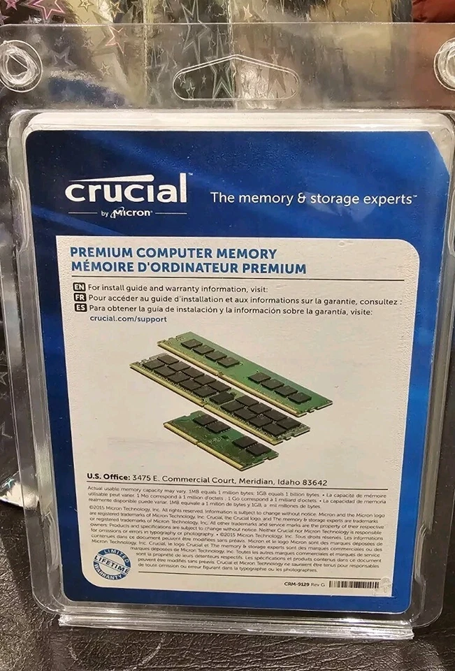 Crucial 16GB 2x8GB PC3-12800 DDR3 1600MHz RAM for MACBOOK PRO AND OTHER LAPTOPS. - Image 2 of 4