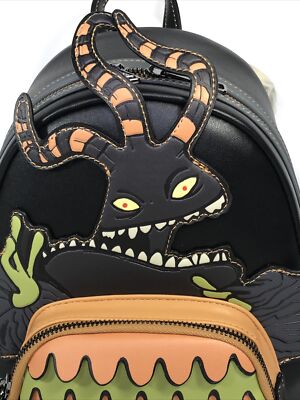 Loungefly  Nightmare Before Christmas Harlequin Demon Mini Backpack GITD Loungefly Disney Nightmare Before Christmas Harlequin Demon  main image 3